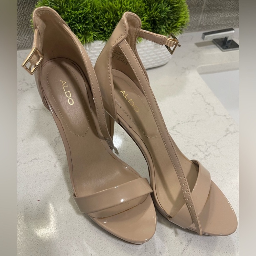 Aldo Nude Strap High Heels 👠